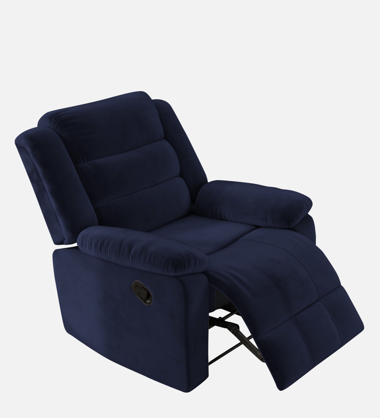 Erra Fabric 1 Seater Motorized Recliner In Royal Blue Colour - Febonic Living