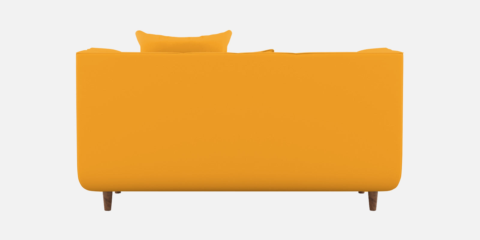 Sumo Velvet 2 Seater Sofa In Safforn Yellow Colour - Febonic Living