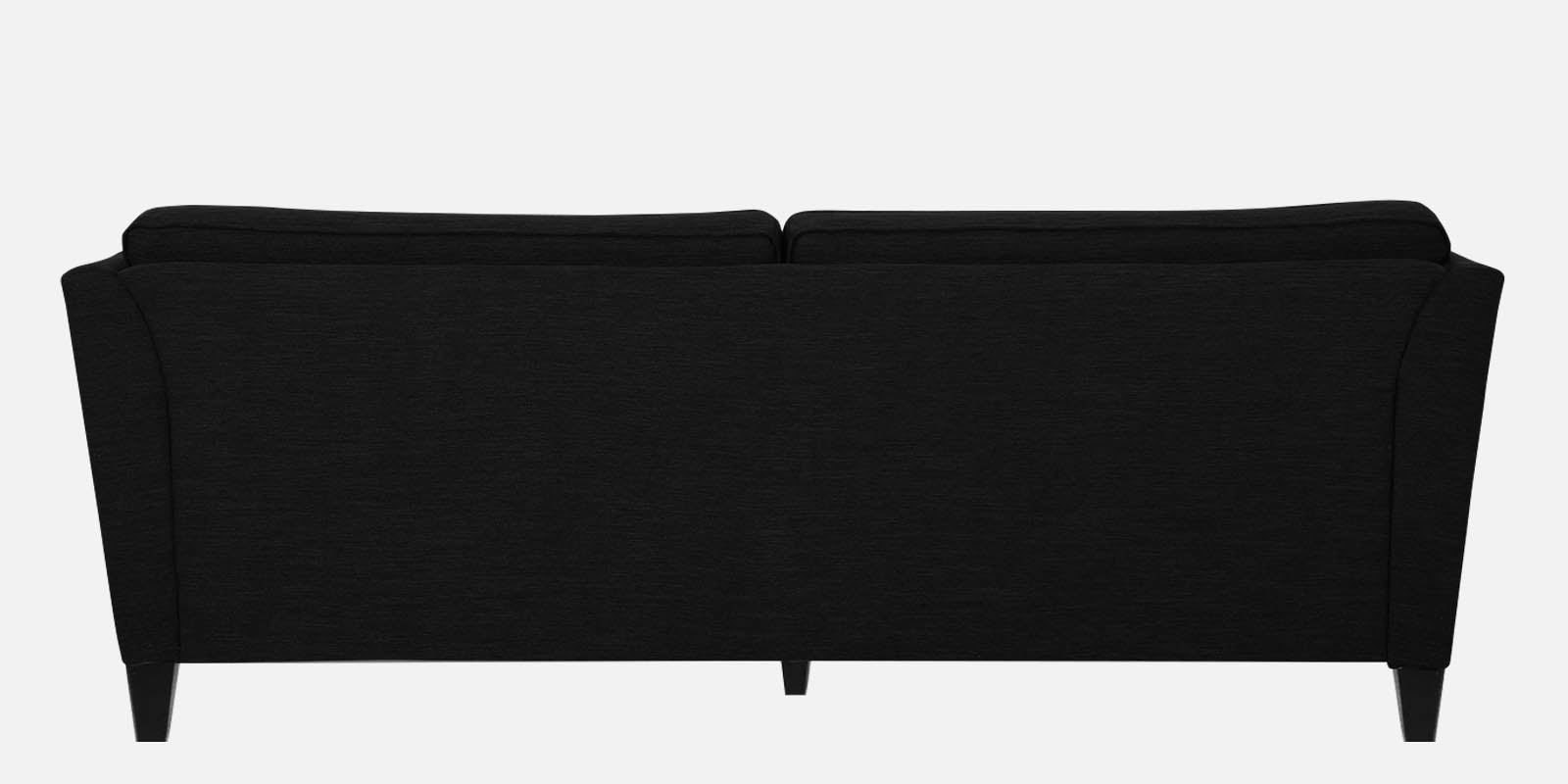 Nigar Fabric 3 Seater Sofa In Zed Black Colour - Febonic Living