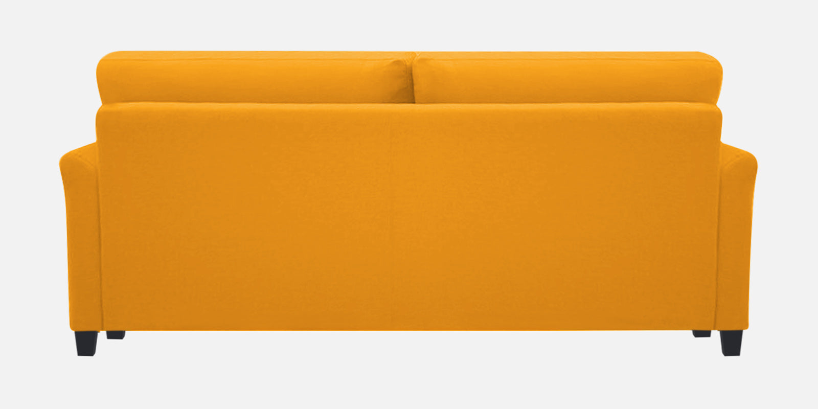 Daroo Velvet 3 Seater Sofa In Safforn Yellow Colour - Febonic Living