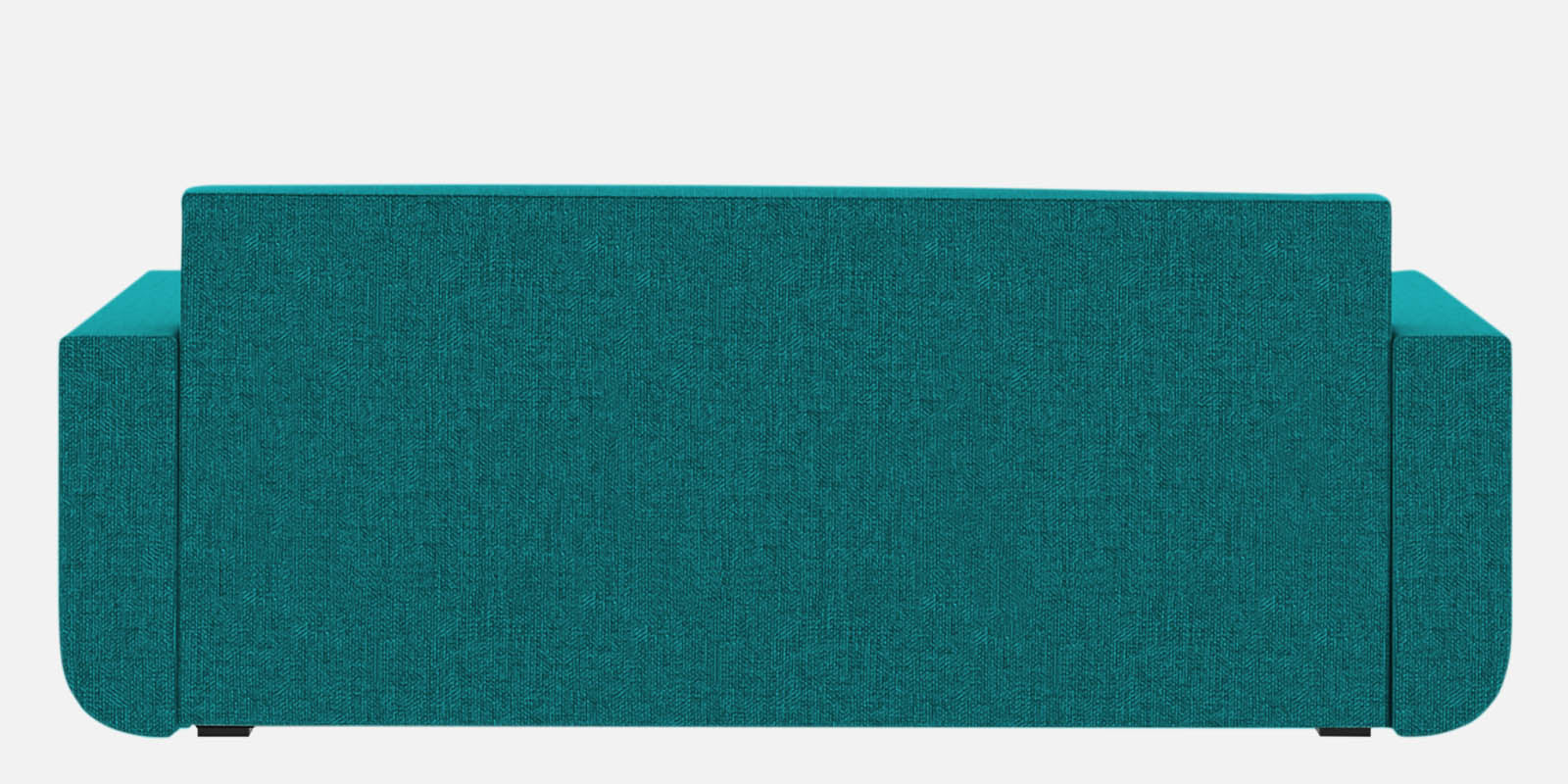 Ines Velvet 3 Seater Pull Out Sofa Cum Bed In Sea Green Colour With Storage - Febonic Living