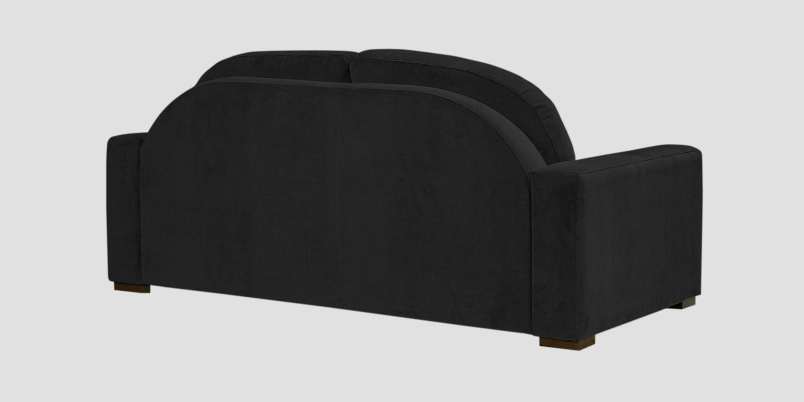 Dara Fabric 2 Seater Sofa In Zed Black Colour - Febonic Living