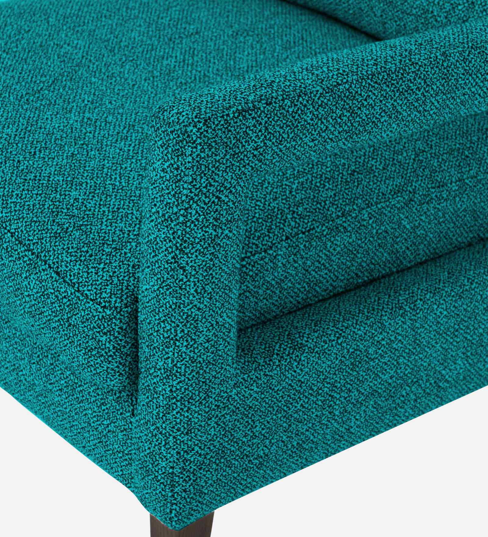 Olsen Fabric Arm Chair In Sea Green Colour - Febonic Living