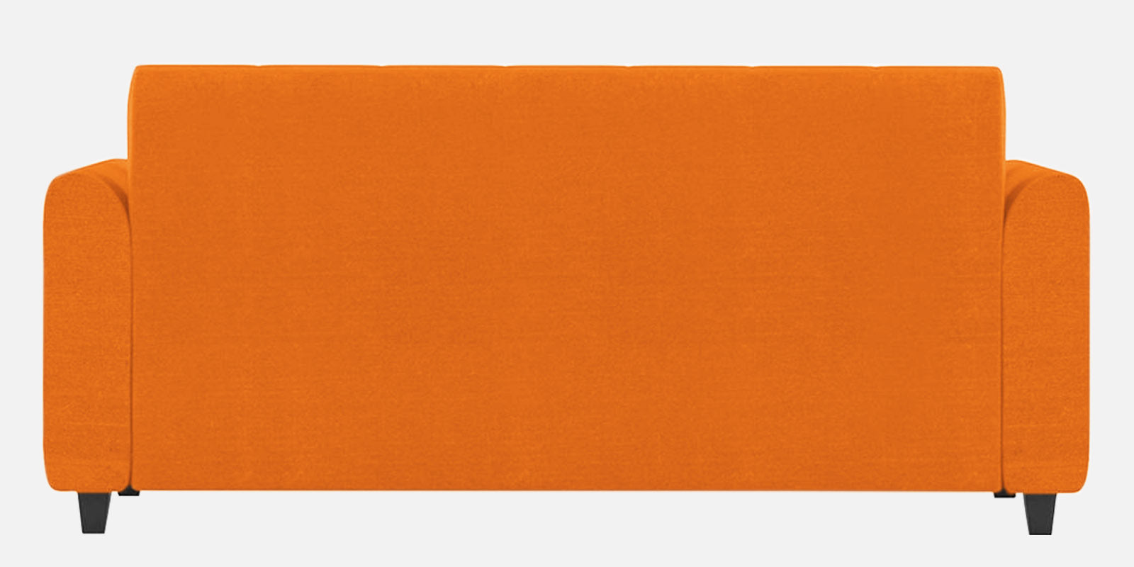 Denmark Fabric 3 Seater Sofa In Vivid Orange Colour - Febonic Living