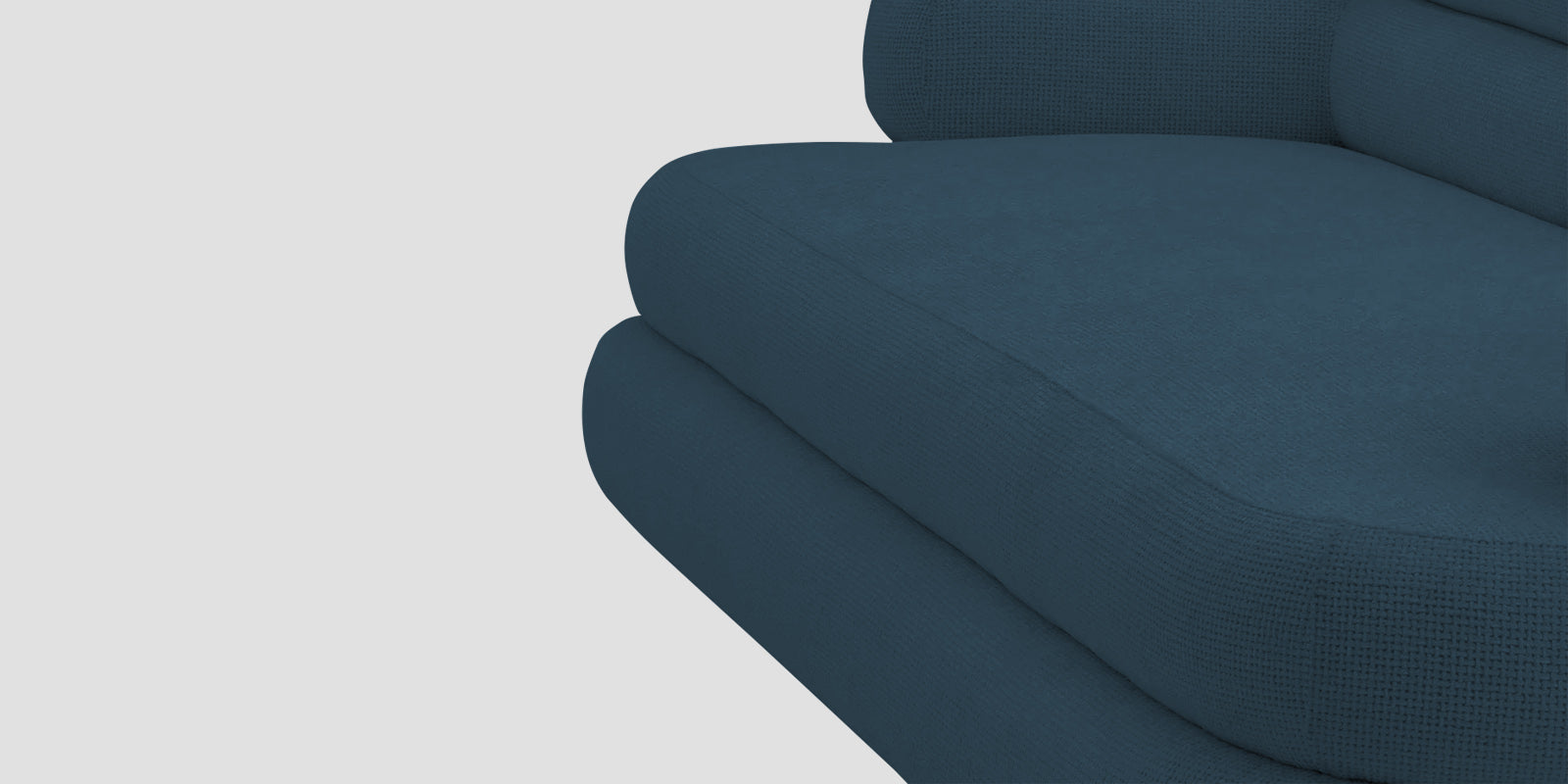 Wener Fabric 3 Seater Sofa In Cool Blue Colour - Febonic Living