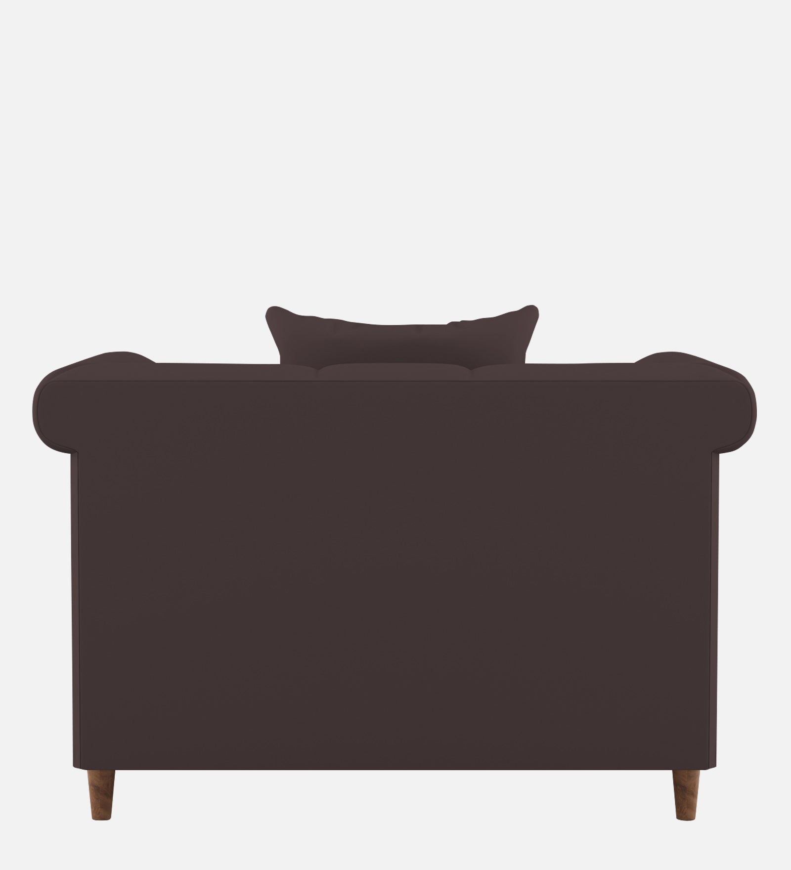 Rubi Velvet 1 Seater Sofa In Mocha Brown Colour - Febonic Living