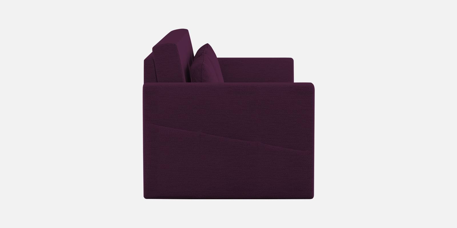 River Fabric 3 Seater Pull Out Sofa Cum Bed In Greek Purple Colour - Febonic Living