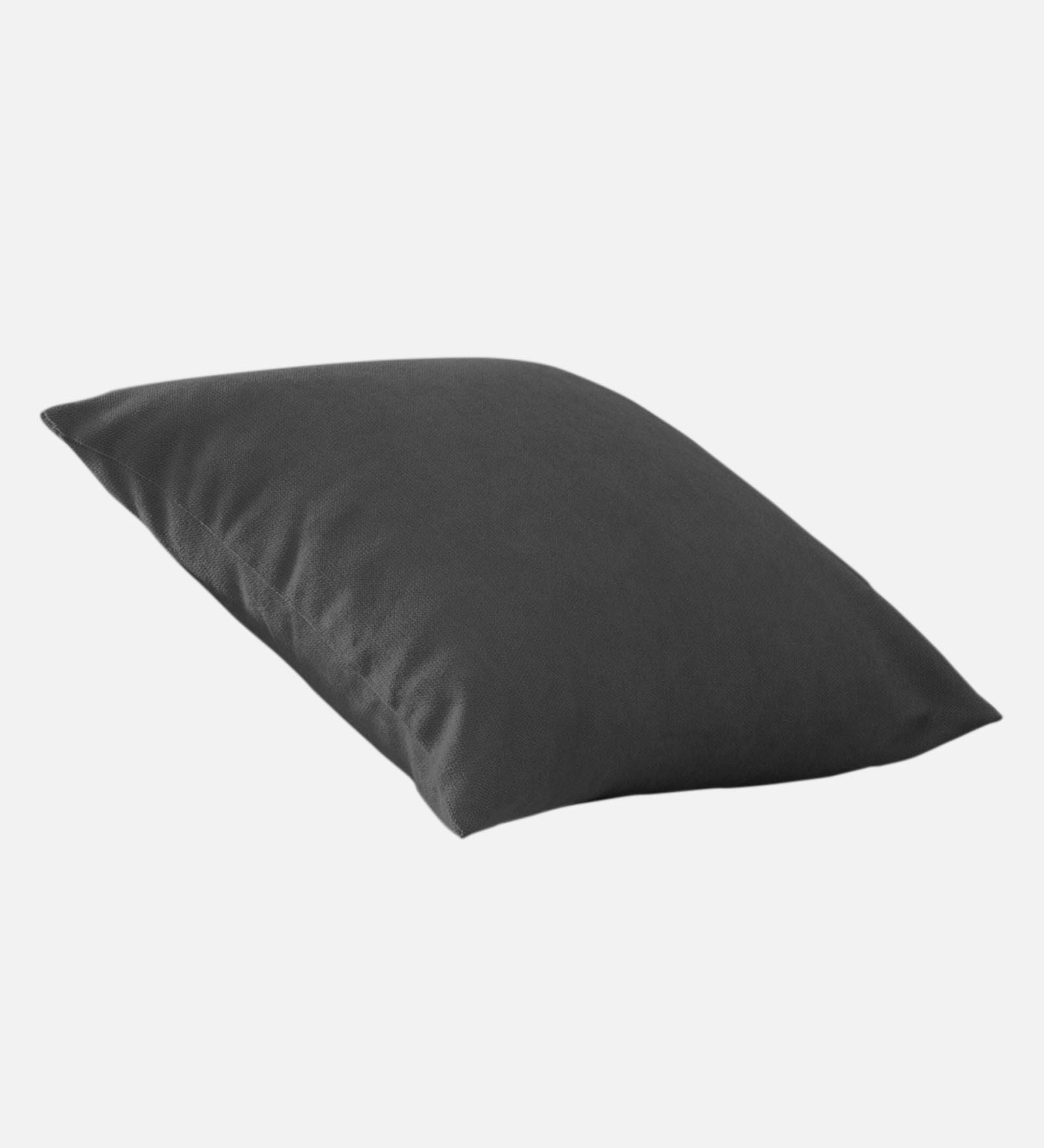 Kaya Fabric (20x20in) Sofa Pillows In Charcoal Grey Colour (Pack of 2) - Febonic Living