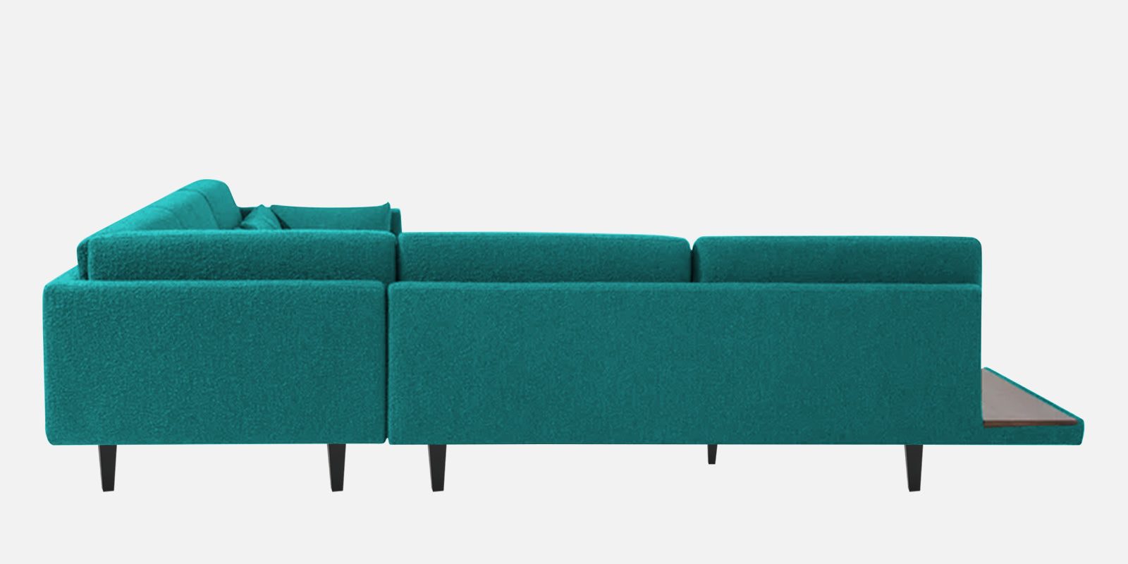 Malta Fabric 6 Seater RHS Corner Sofa In Sea Green Colour - Febonic Living