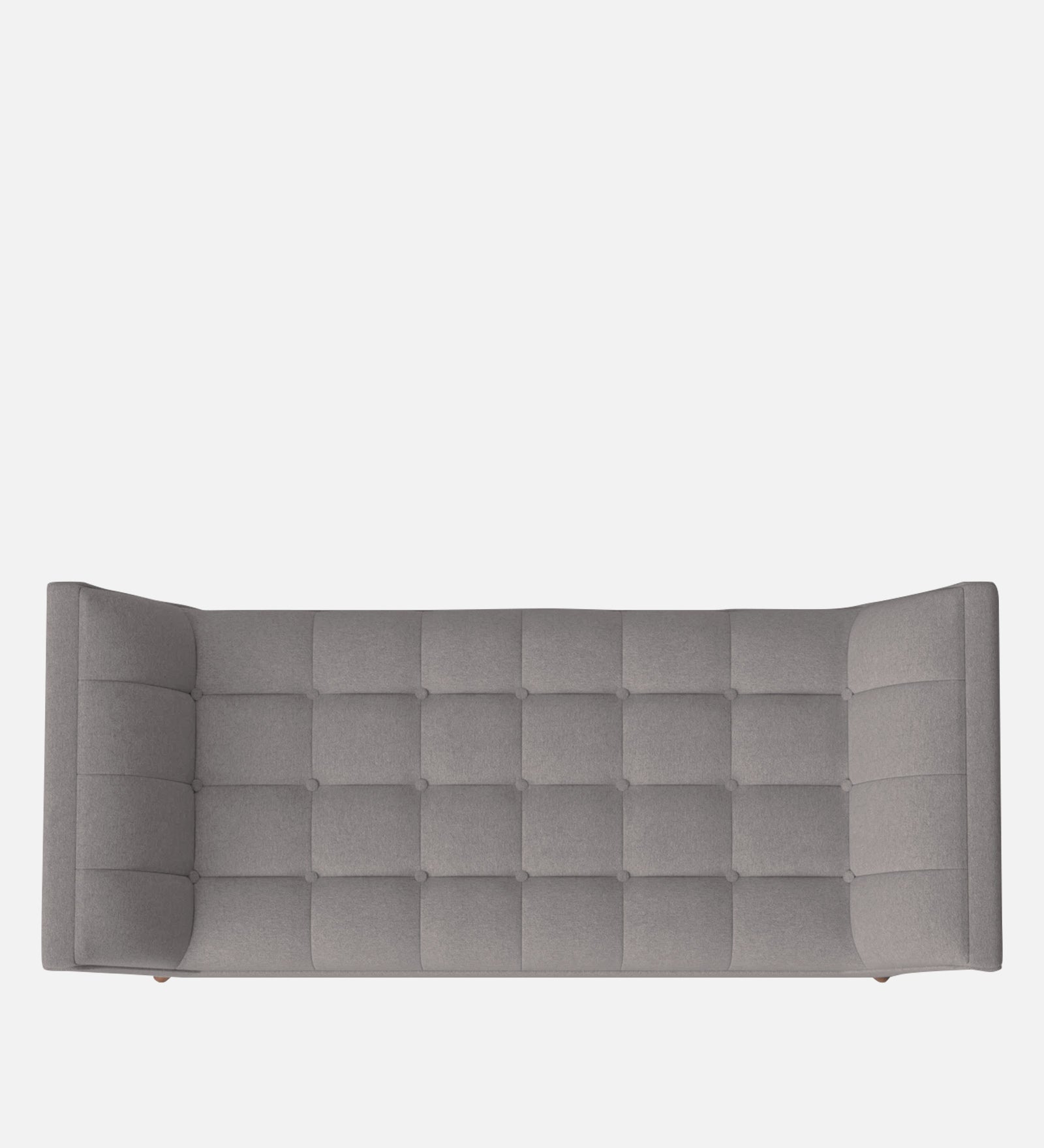 Cartes Velvet Bench In Pearl Grey Colour - Febonic Living