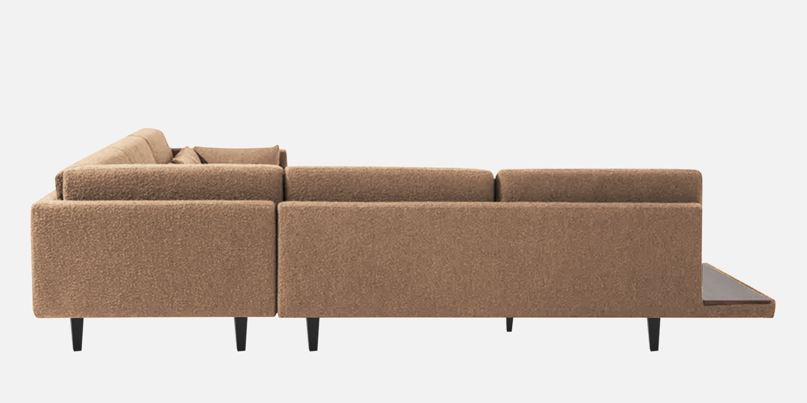 Malta Fabric 6 Seater RHS Corner Sofa In Cookie beige Colour - Febonic Living
