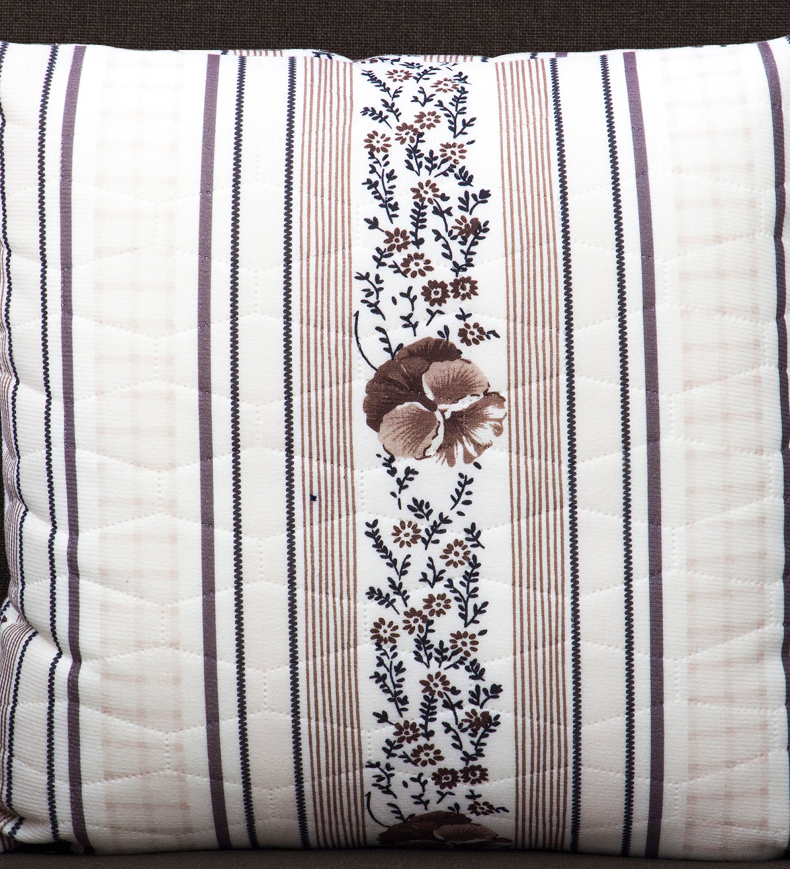 Kevin Fabric 1 Seater Sofa In Coffee Brown Colour - Febonic Living