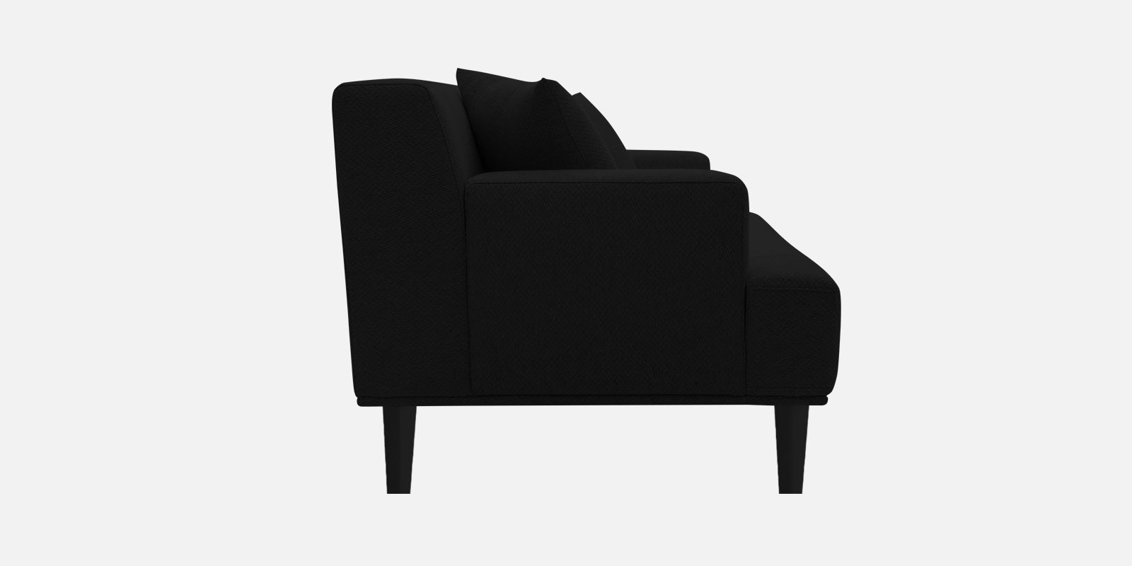 Cobby Fabric 3 Seater Sofa In Heather Black Colour - Febonic Living