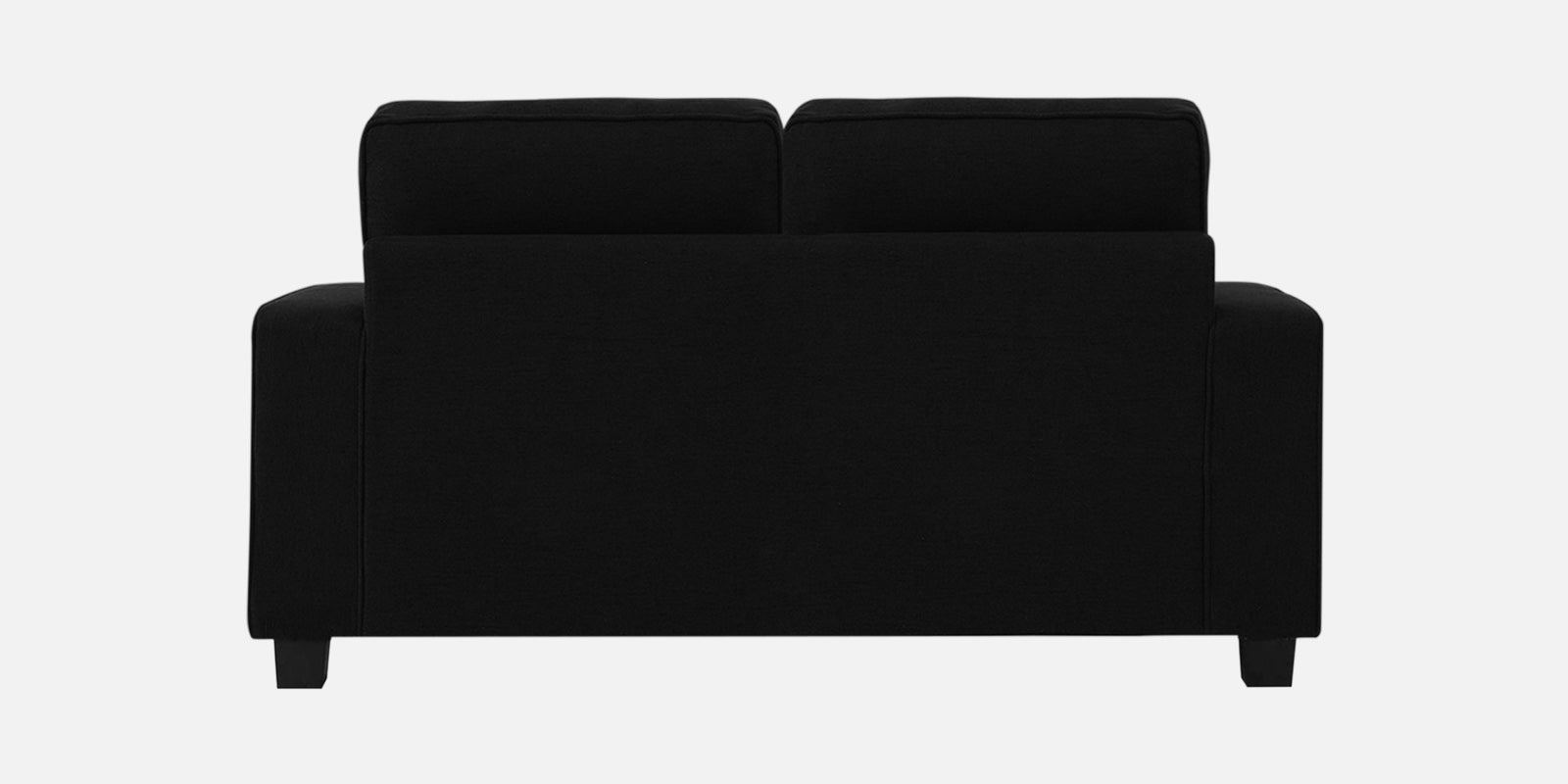 Ladybug Fabric 2 Seater Sofa In Zed Black Colour - Febonic Living