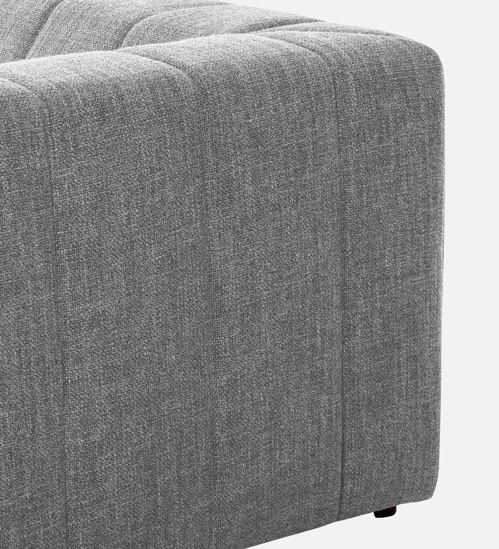 Lara Fabric 1 Seater Sofa In Lit Grey Colour - Febonic Living