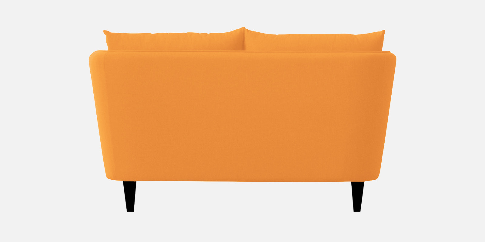 Norway Velvet 2 Seater Sofa In Tangerine Orange Colour - Febonic Living