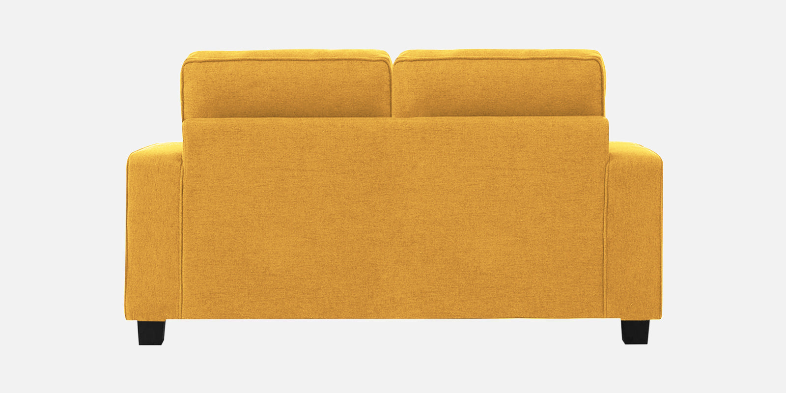 Ladybug Fabric 2 Seater Sofa In Bold Yellow Colour - Febonic Living