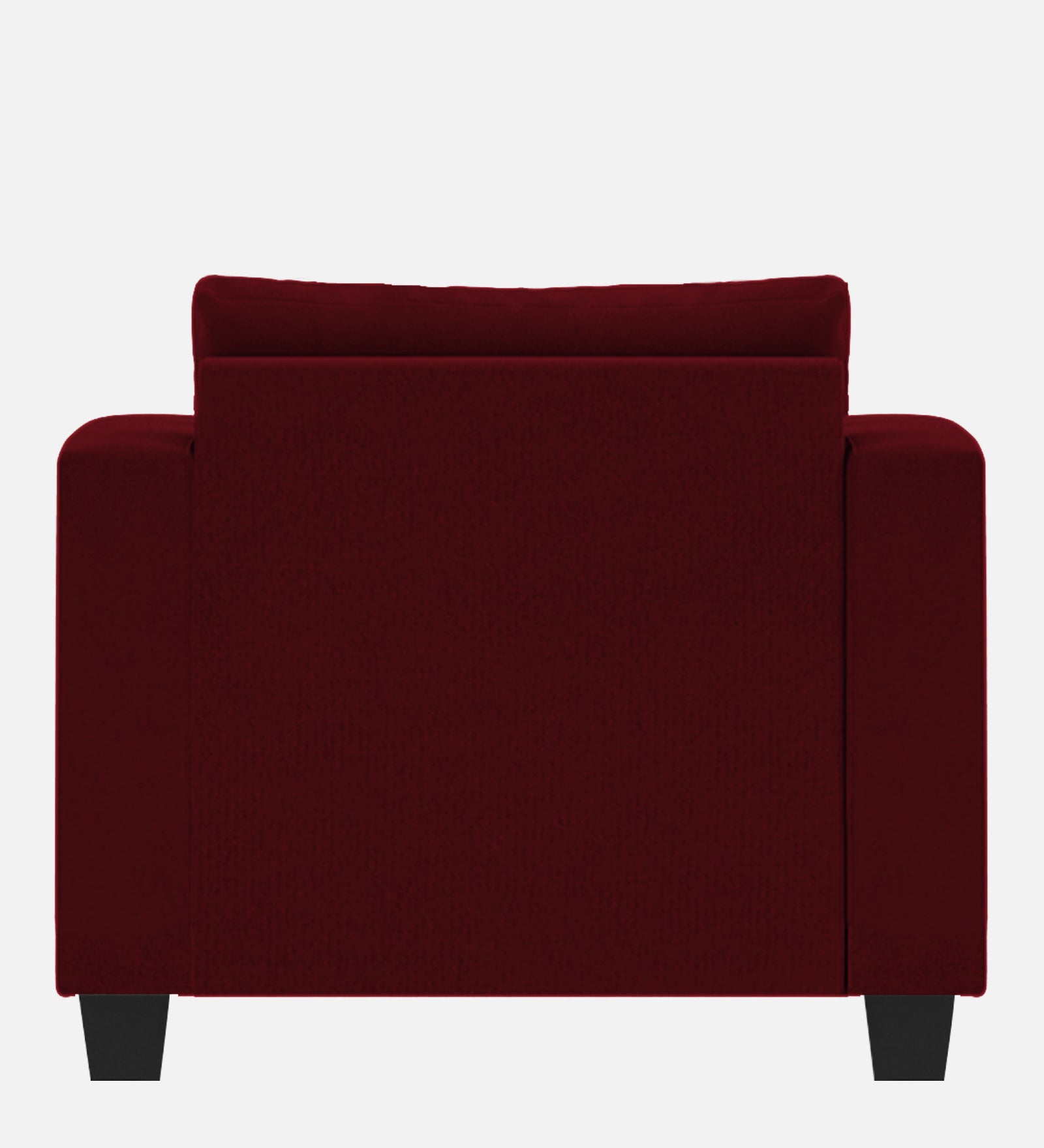 Nabi Fabric 1 Seater Sofa In Ruby Red Colour - Febonic Living