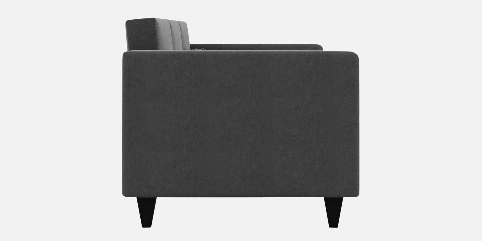 Nipul Fabric 3 Seater Sofa In Charcoal Grey Colour - Febonic Living