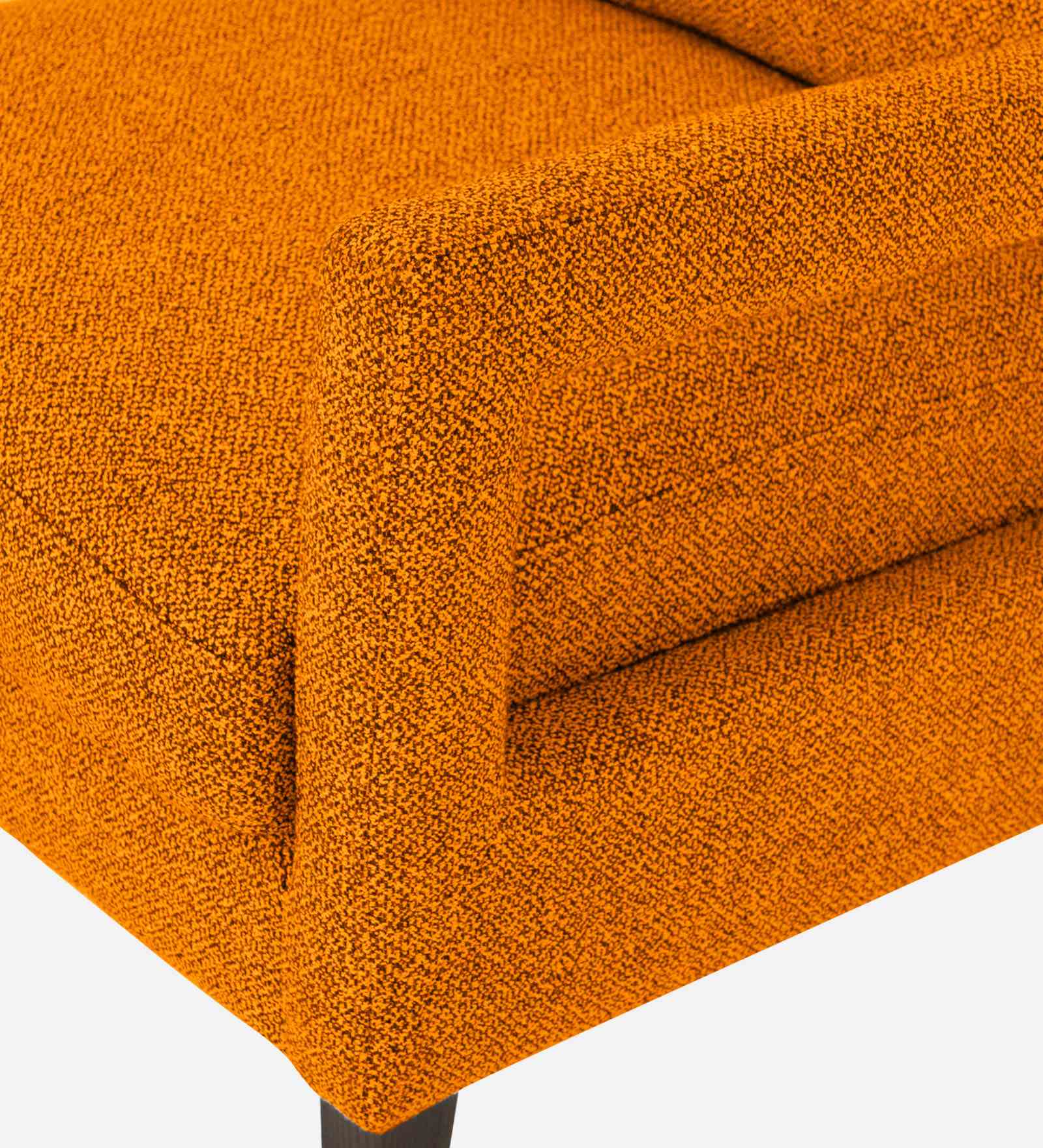 Olsen Fabric Arm Chair In Vivid Orange Colour - Febonic Living