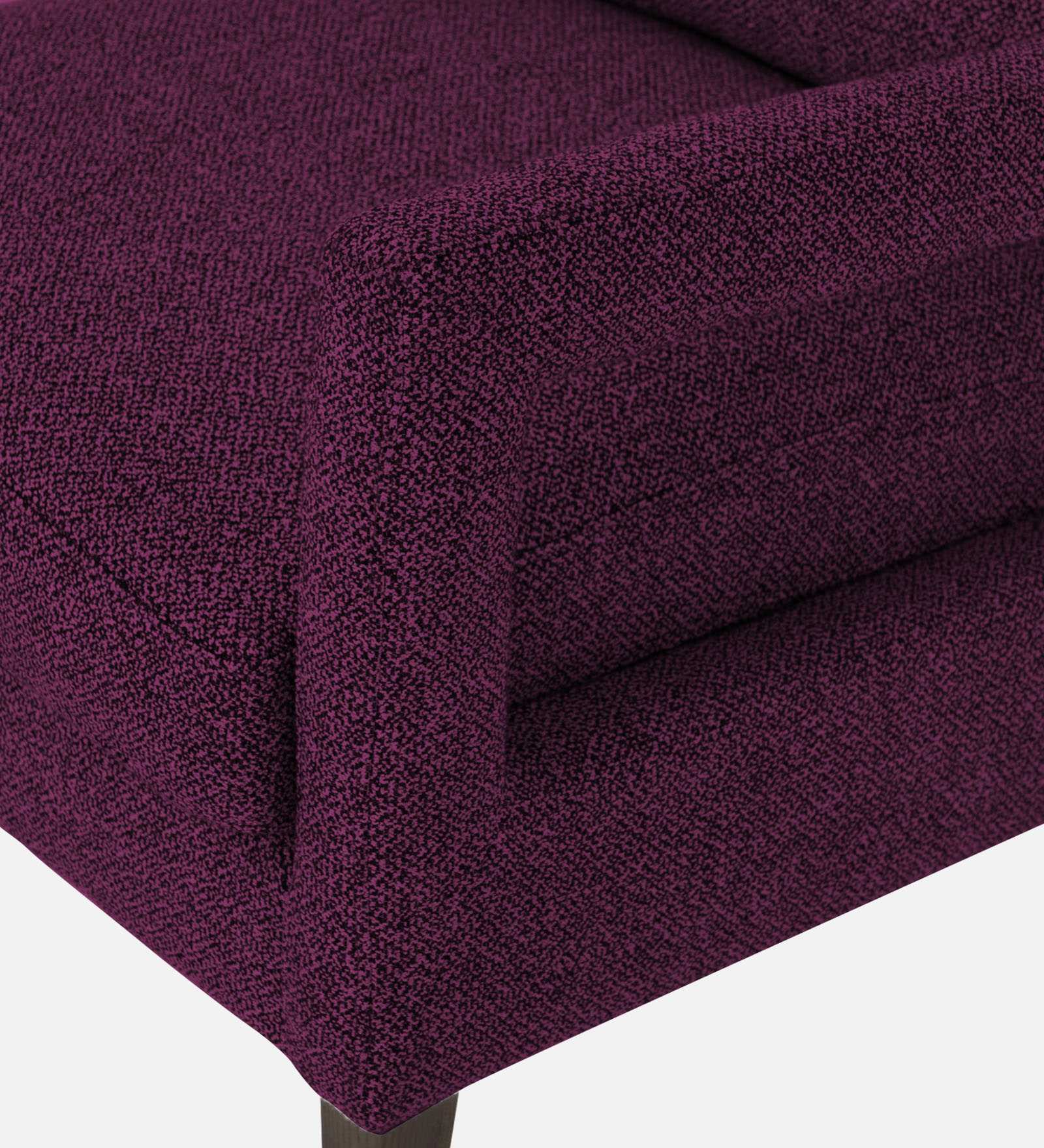 Olsen Fabric Arm Chair In Greek Purple Colour - Febonic Living