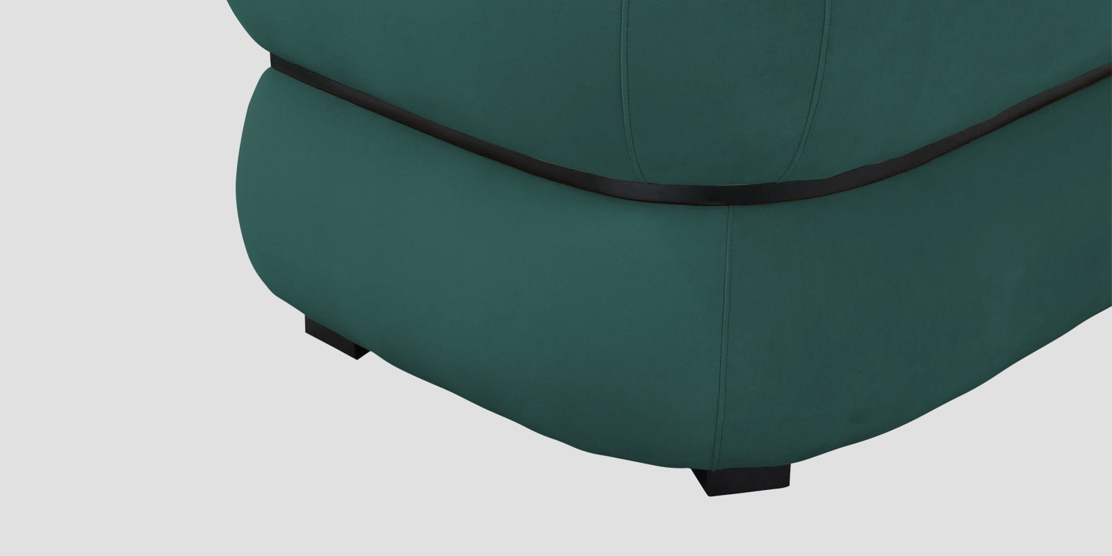 Kula Velvet 3 Seater Sofa In Pine Green Colour - Febonic Living