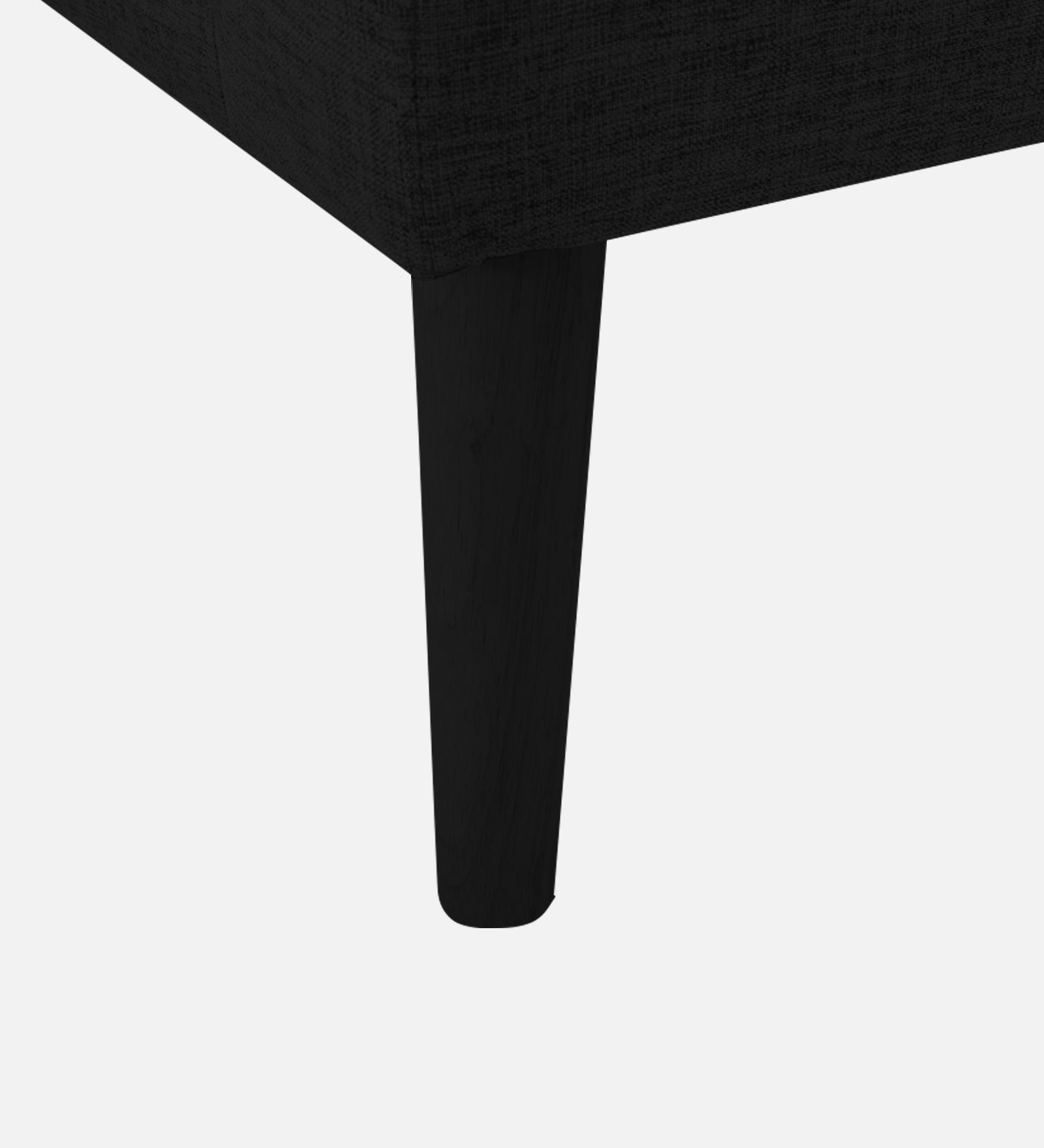 Casper Fabric 1 Seater Sofa In Zed Black Colour - Febonic Living