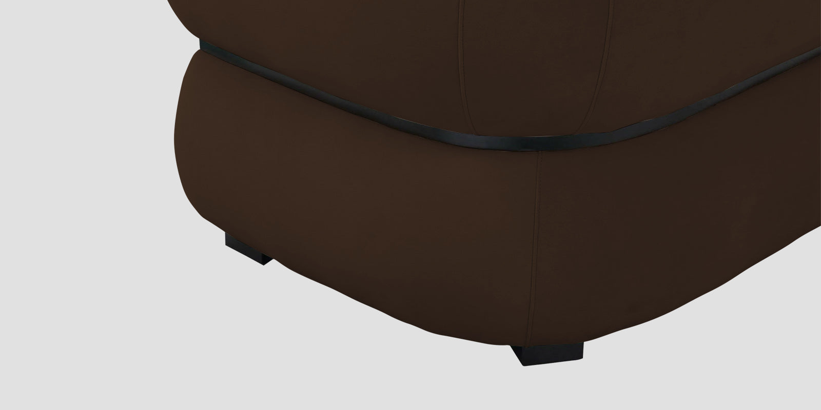 Kula Velvet 3 Seater Sofa In Cholocate Brown Colour - Febonic Living