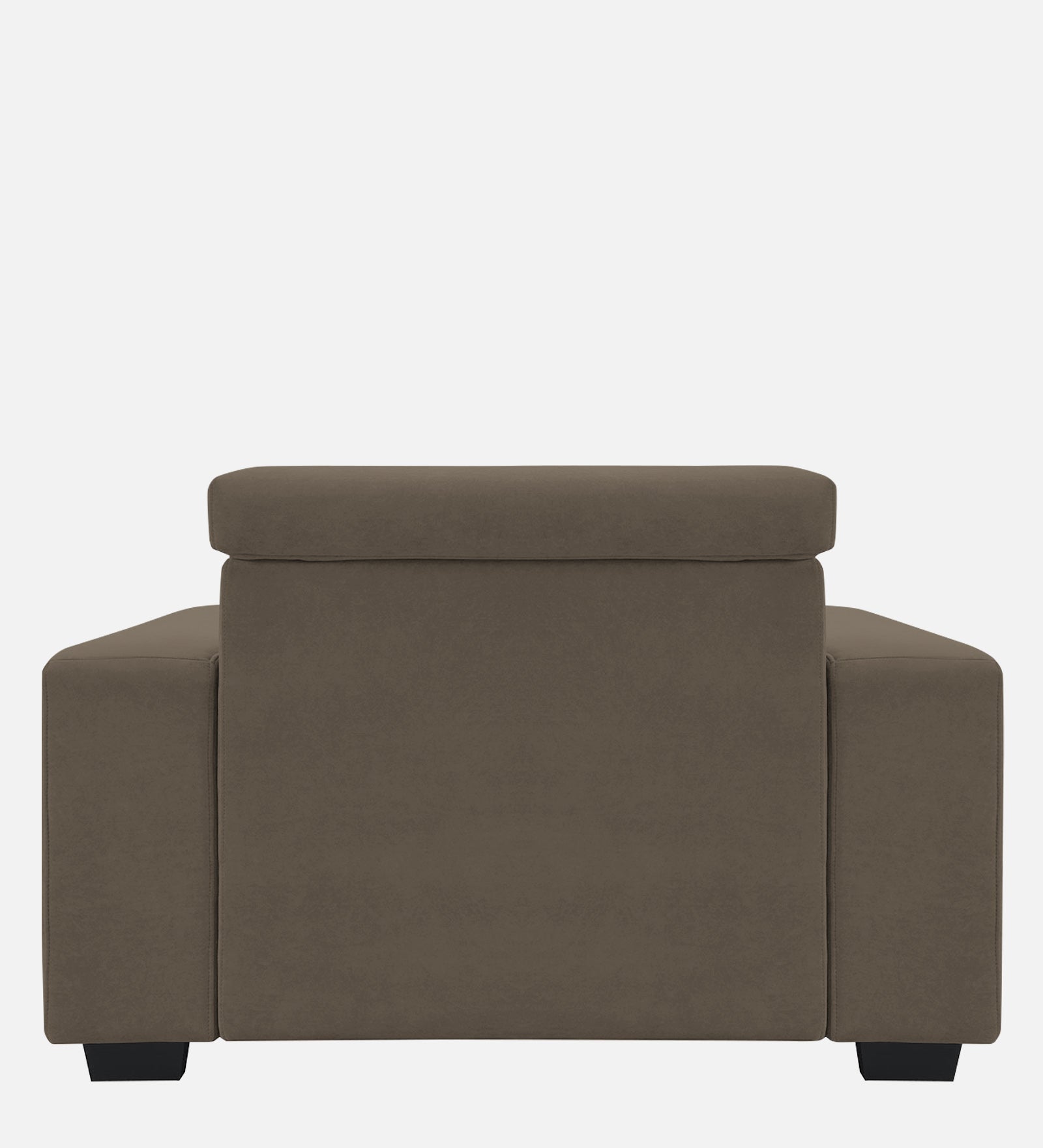 Hiro Fabric 1 Seater Sofa In Broco Dust Colour - Febonic Living
