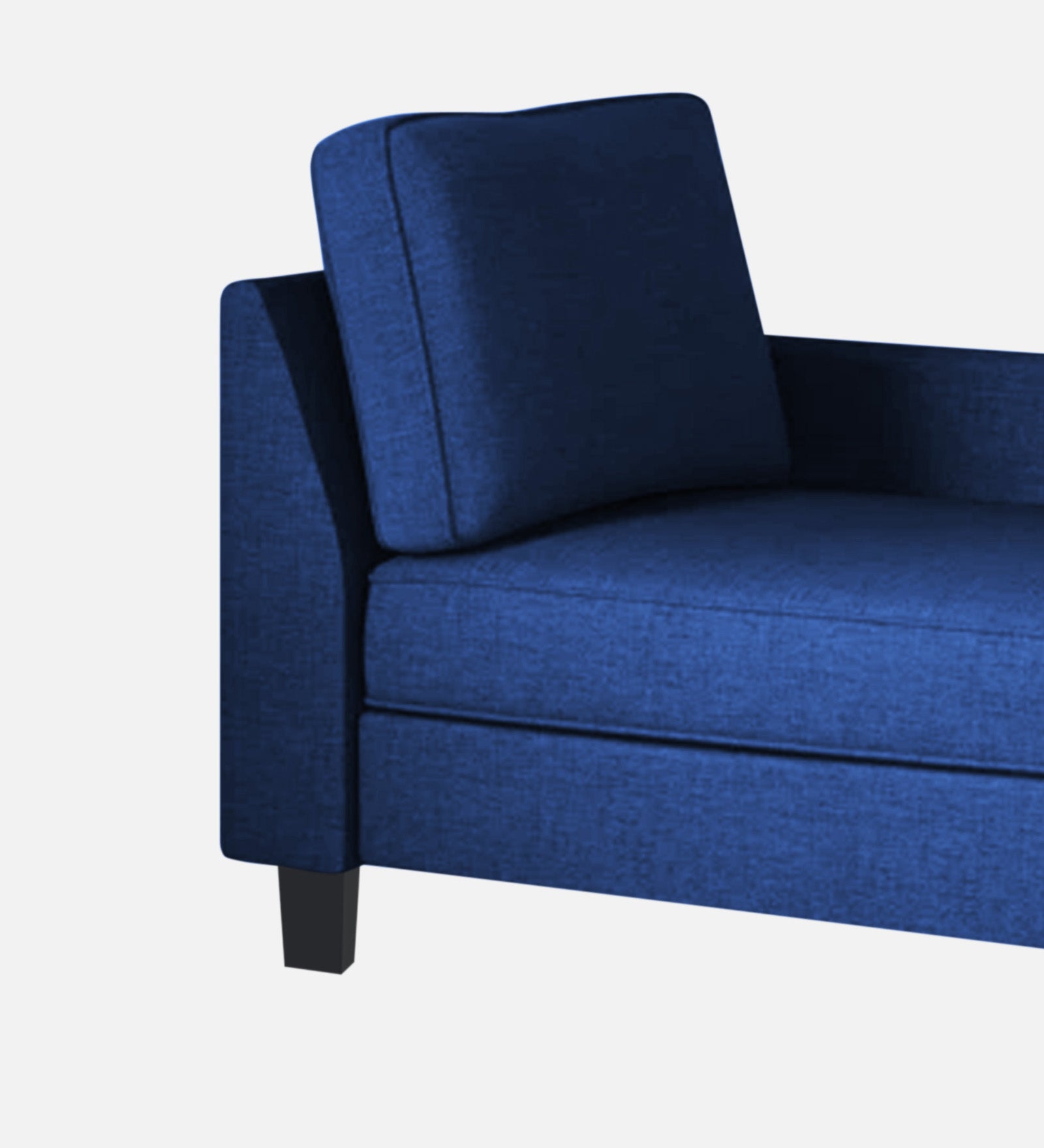 Harry Fabric RHS Chaise Lounger In Royal Blue Colour - Febonic Living