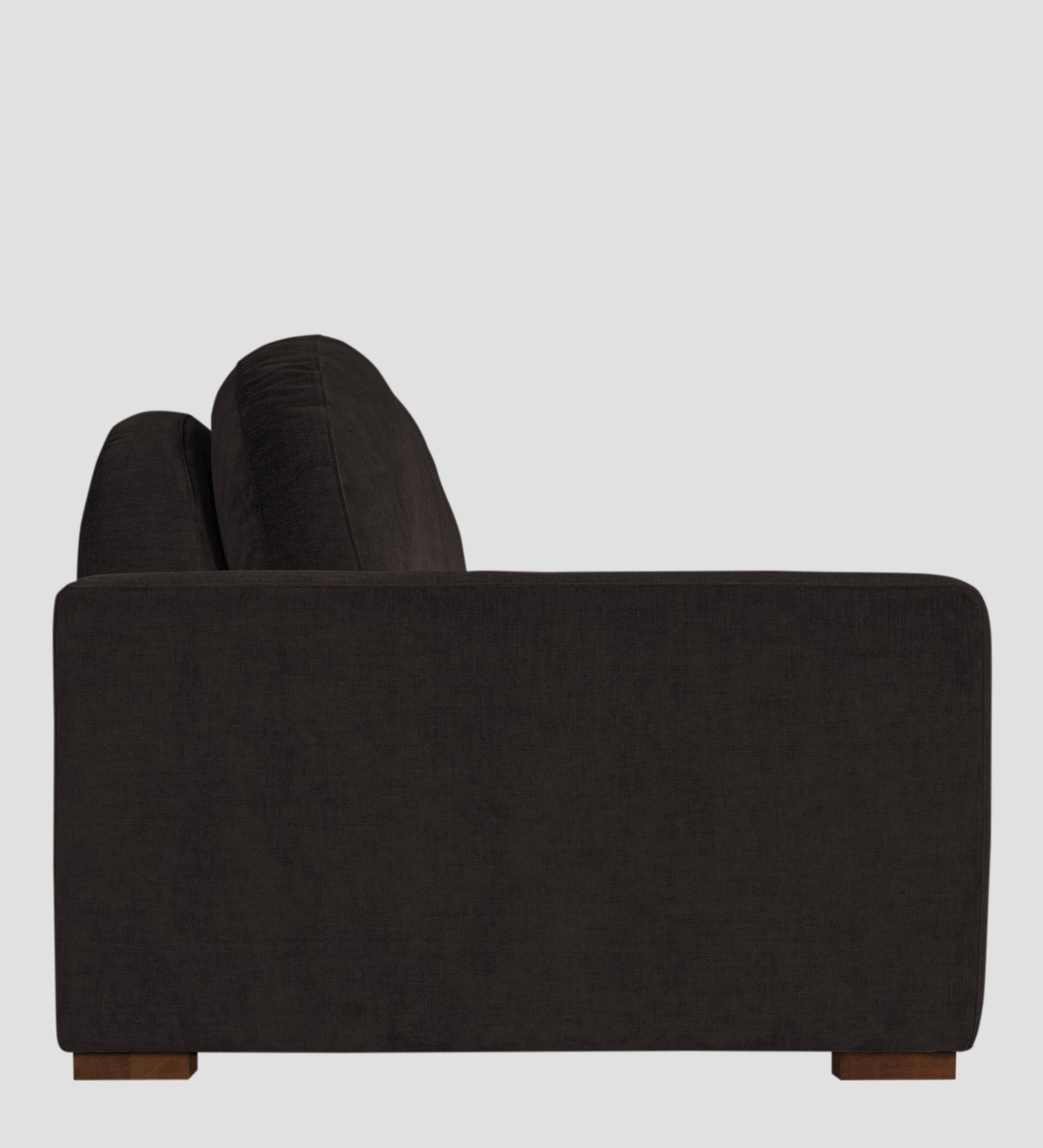 Dara Fabric 1 Seater Sofa In Cara Brown Colour - Febonic Living