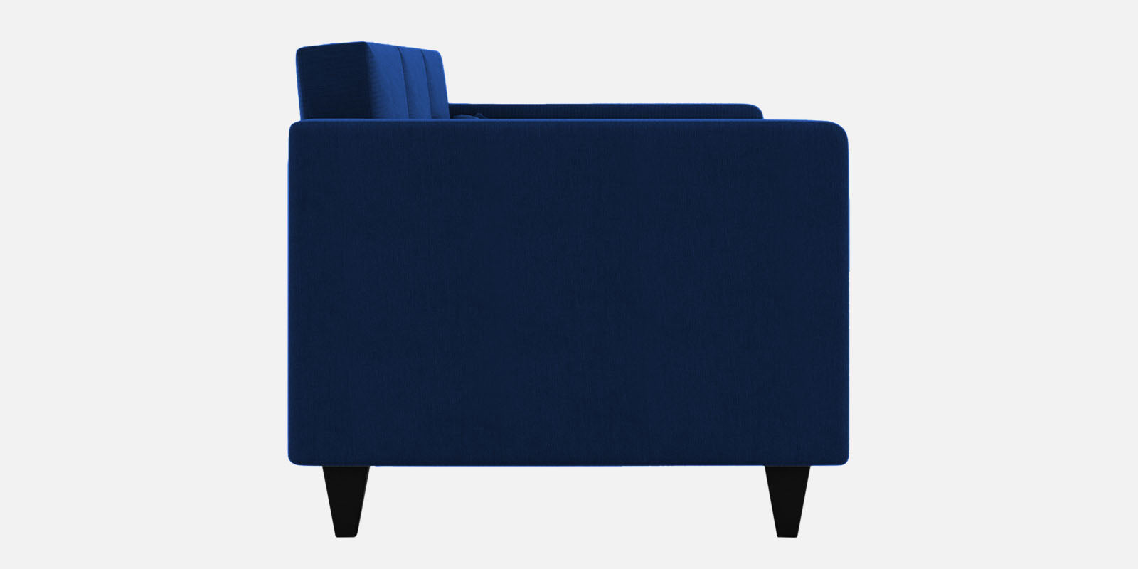 Nipul Fabric 3 Seater Sofa In Royal Blue Colour - Febonic Living