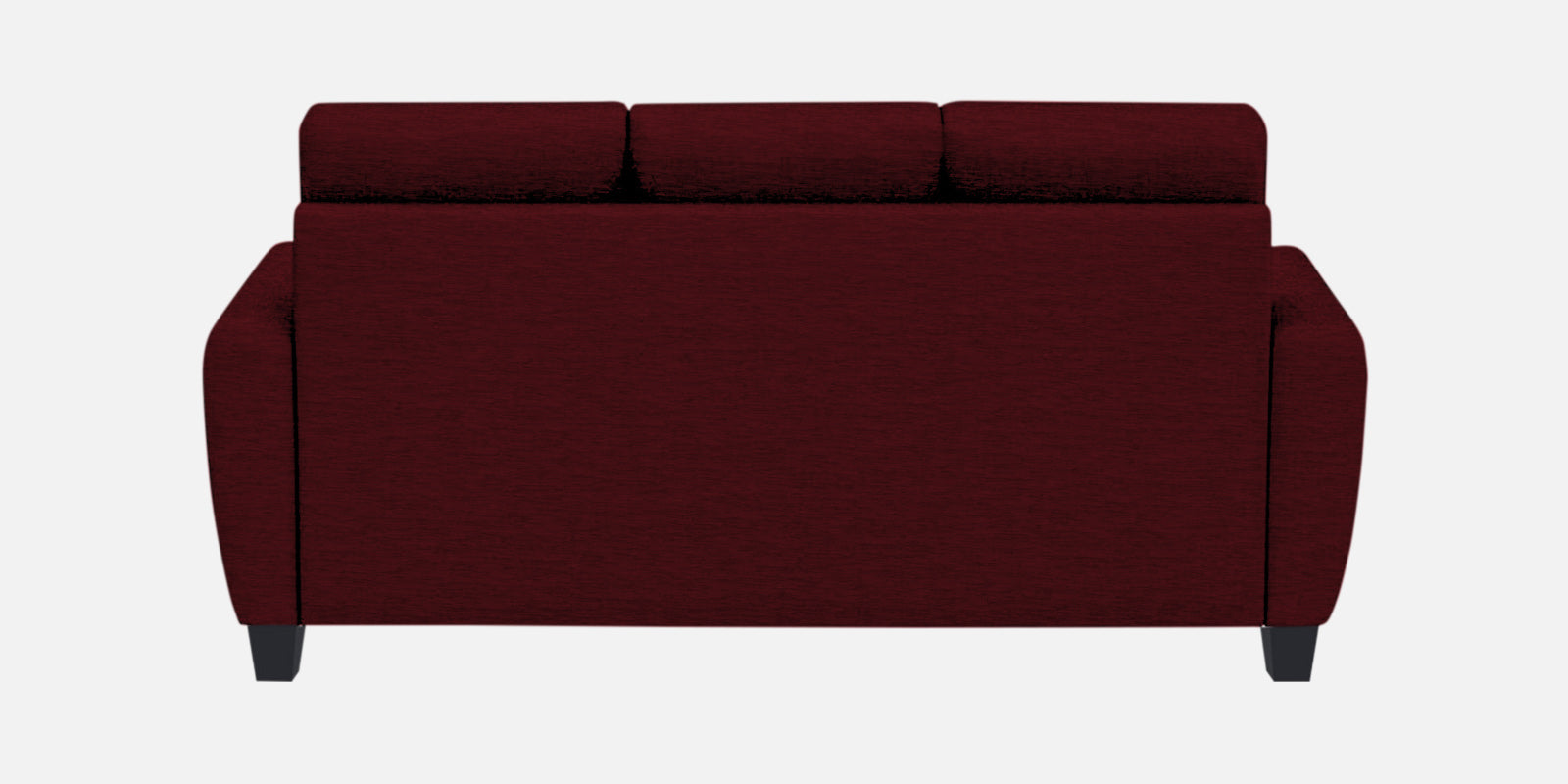 Bakadi Fabric 3 Seater Sofa in Ruby Red Colour