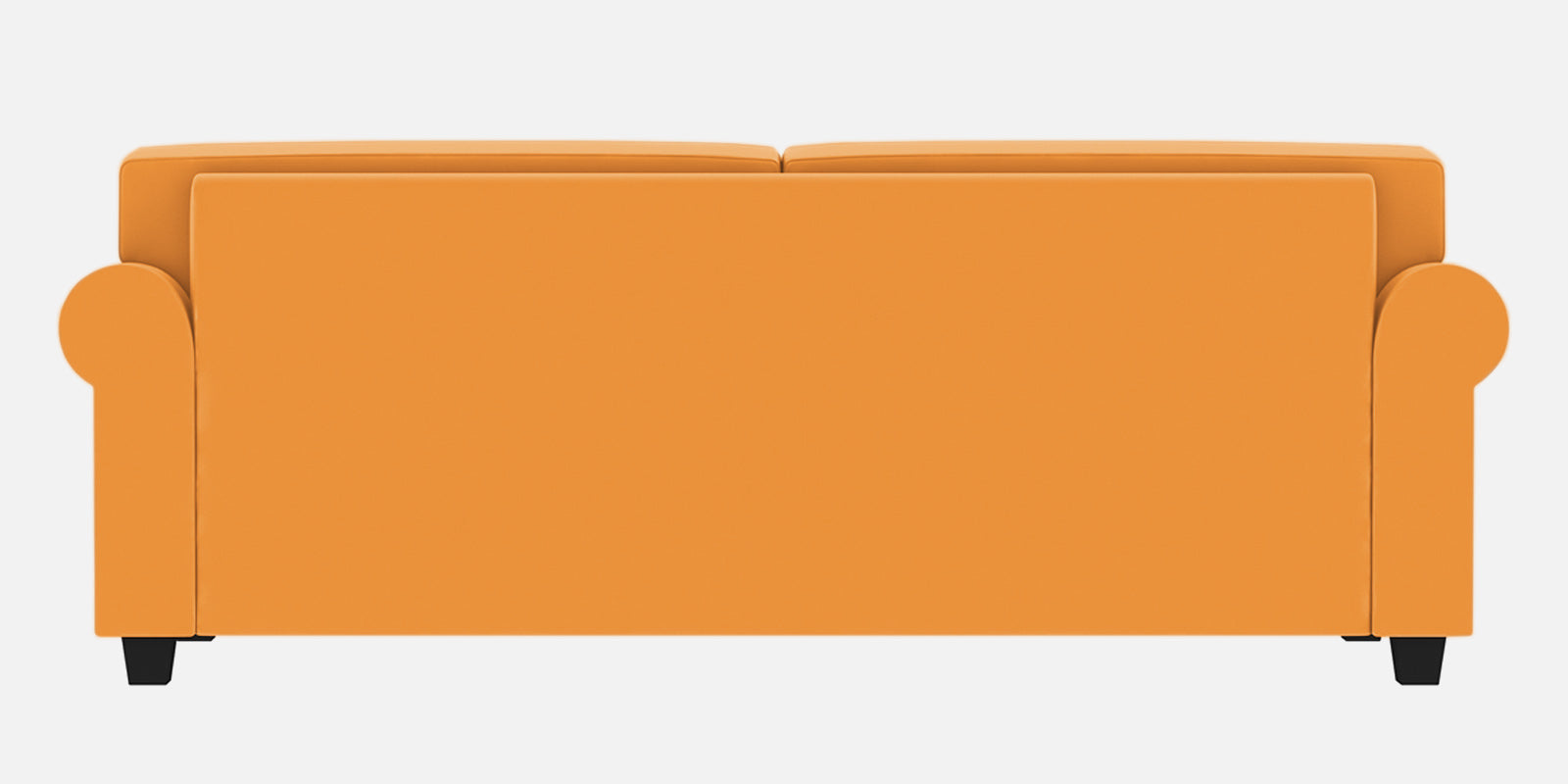 Numonk Velvet 3 Seater Sofa In Tangerine orange Colour - Febonic Living