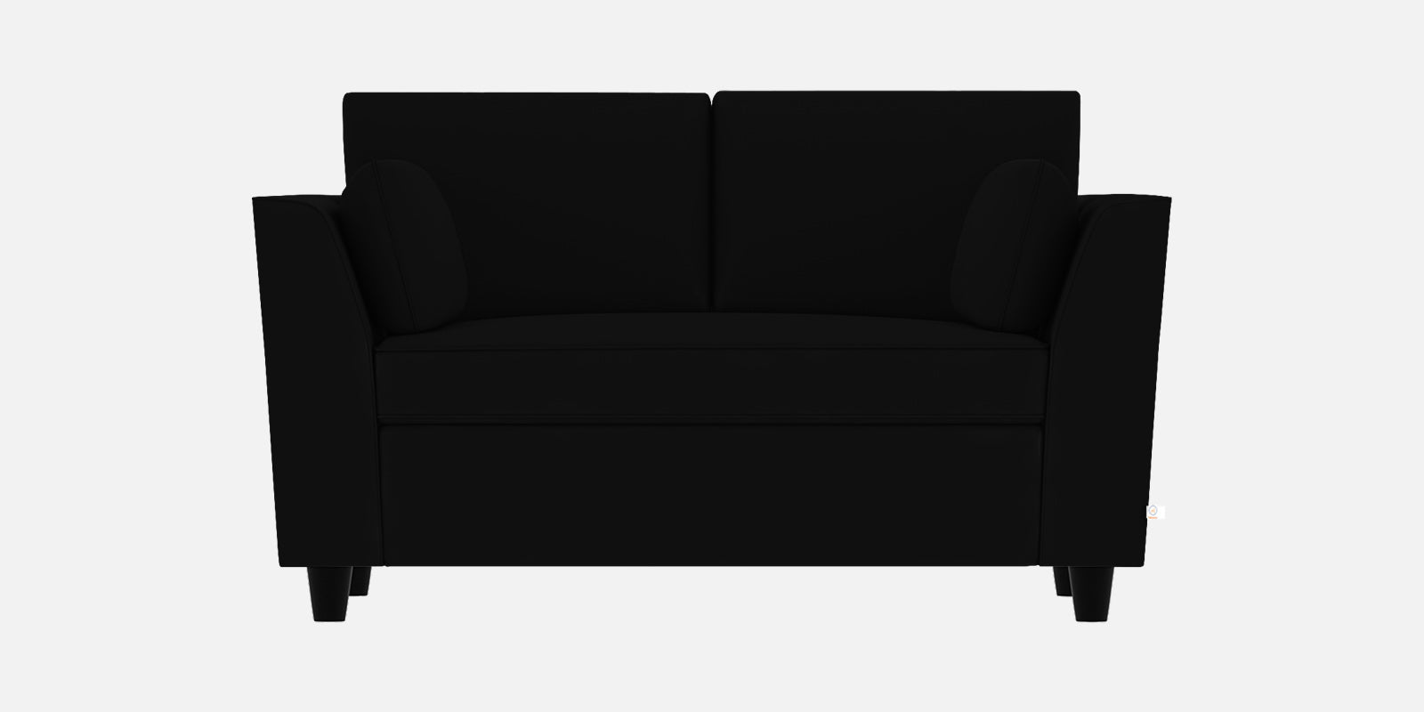 Bristo Velvet 2 Seater Sofa In Adam Black Colour - Febonic Living