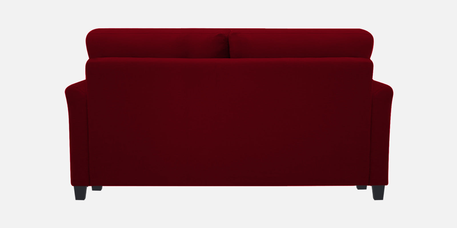 Daroo Velvet 2 Seater Sofa In Cherry Red Colour - Febonic Living