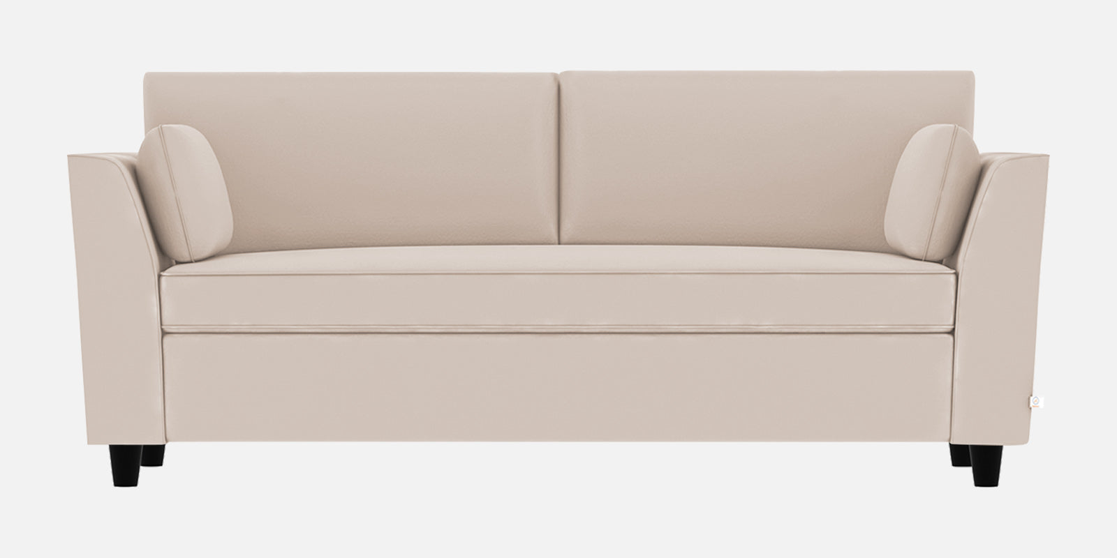 Bristo Velvet 3 Seater Sofa In Camel Beige Colour With Storage - Febonic Living