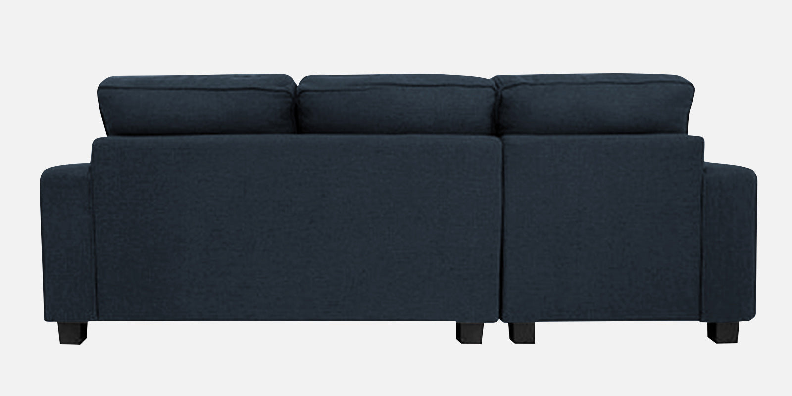 Ladybug Fabric LHS Sectional Sofa (2+Lounger) In Denim Blue Colour - Febonic Living