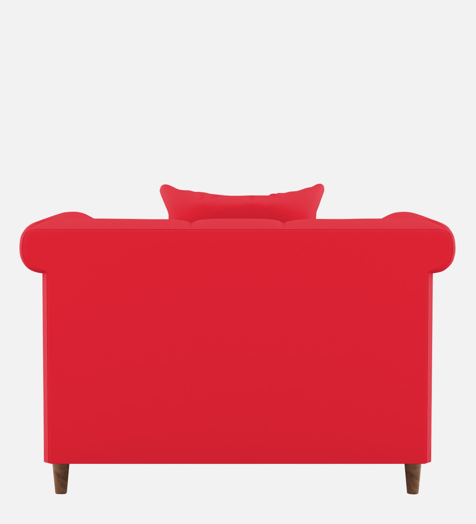Rubi Velvet 1 Seater Sofa In Ox Blood Maroon Colour - Febonic Living