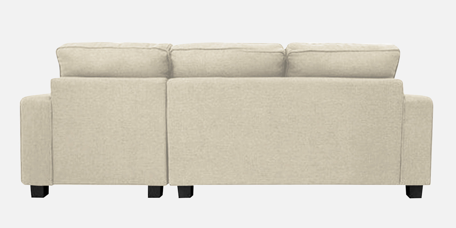 Ladybug Fabric RHS Sectional Sofa (2+Lounger) In Ivory Cream Colour - Febonic Living