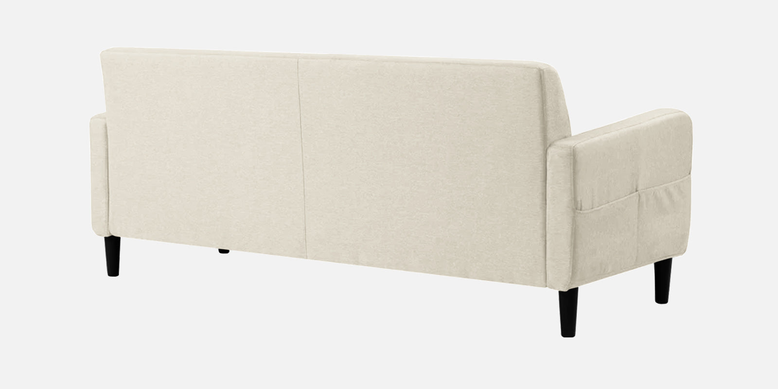 Marq Fabric 3 Seater Sofa In Ivory Cream Colour - Febonic Living