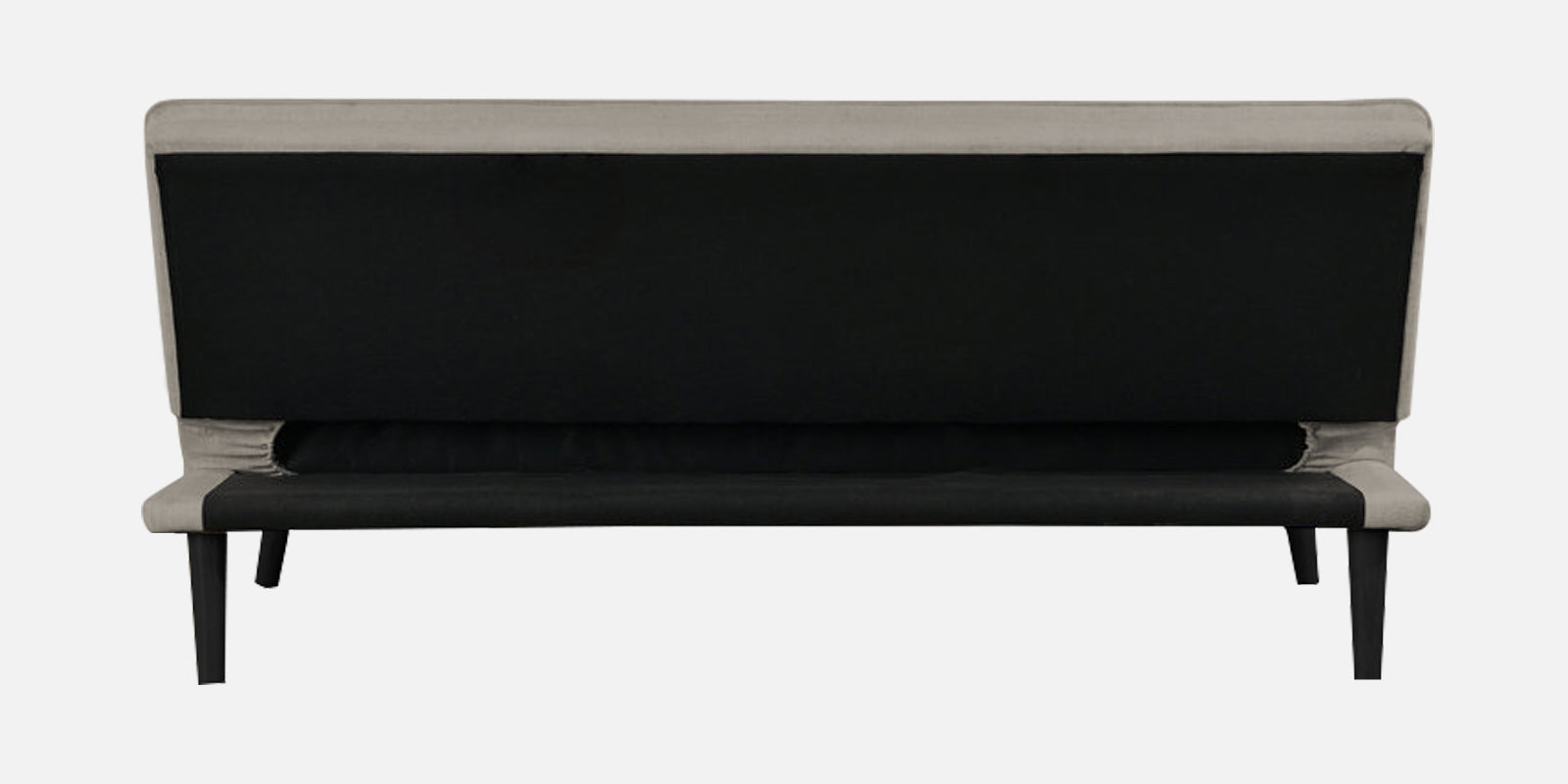 Toner Fabric 3 Seater Convertible Sofa Cum Bed In Ash Grey Colour - Febonic Living