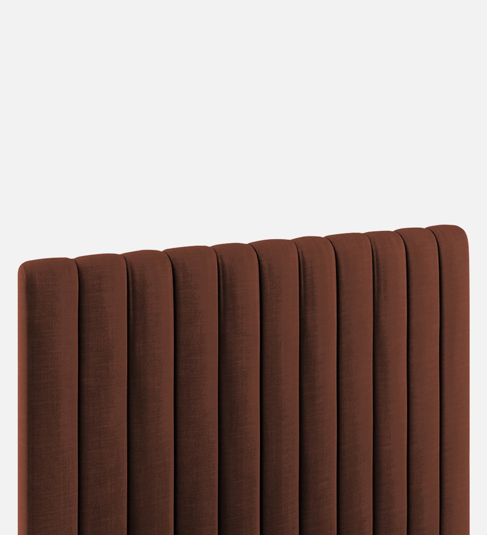 Nivi Fabric Upholstered King Size Bed In Coffee Brown Colour With Drawer Storage - Febonic Living