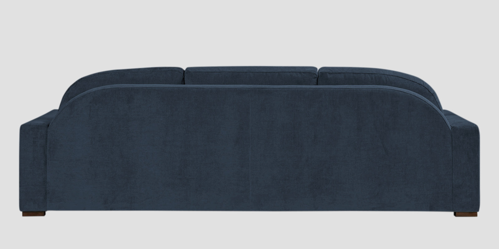 Dara Fabric 3 Seater Sofa In Denim Blue Colour - Febonic Living