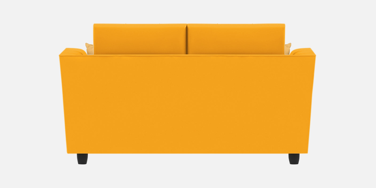 Nestin Velvet 2 Seater Sofa In Safforn Yellow Colour - Febonic Living