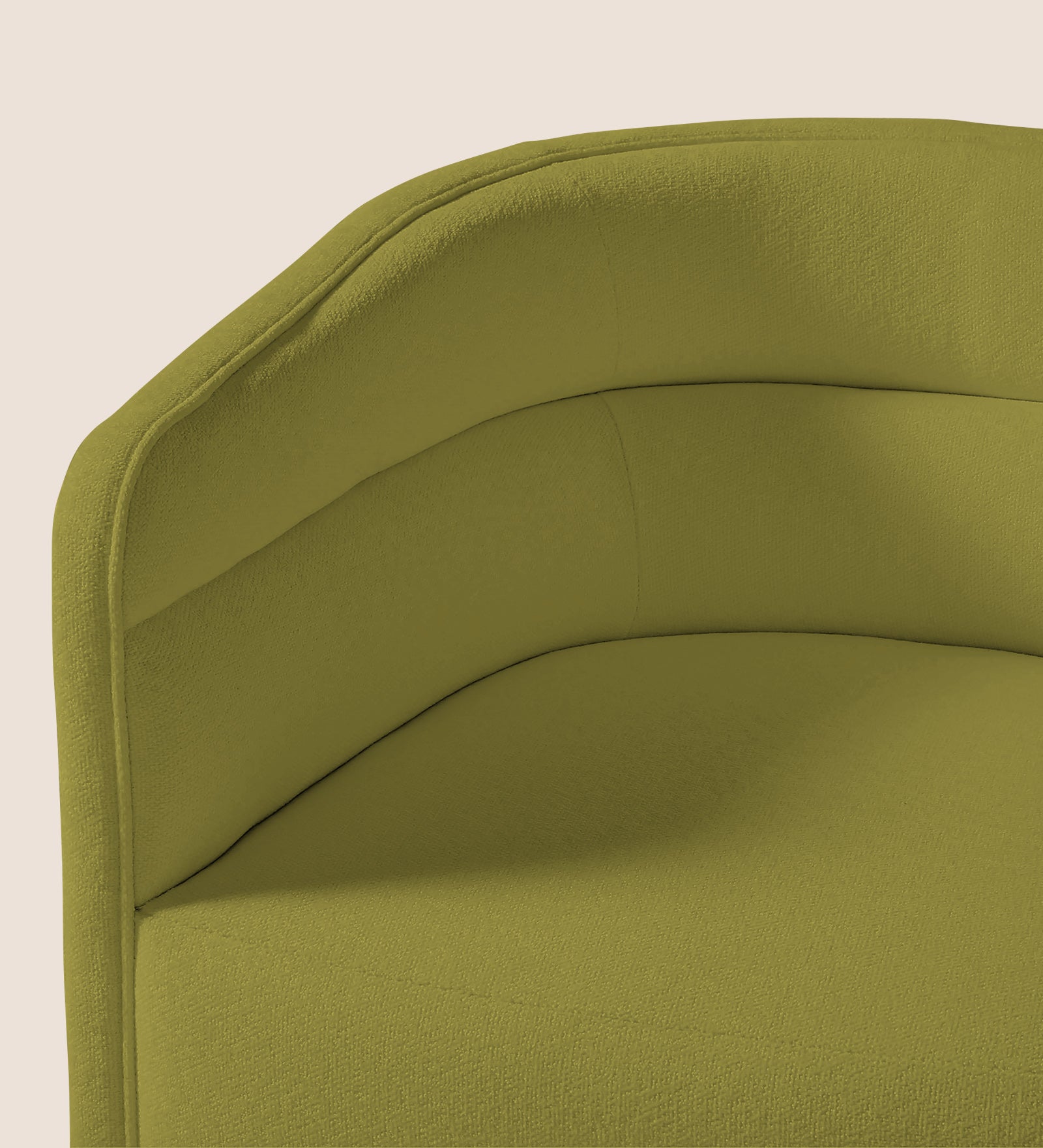 Ria Fabric Swivel Chair in Kelly Green Colour