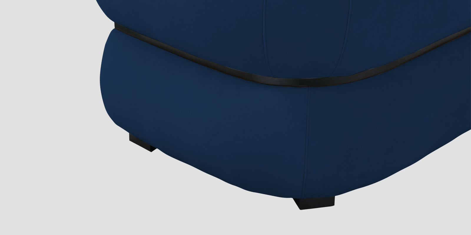 Kula Velvet 3 Seater Sofa In Imperial Blue Colour - Febonic Living