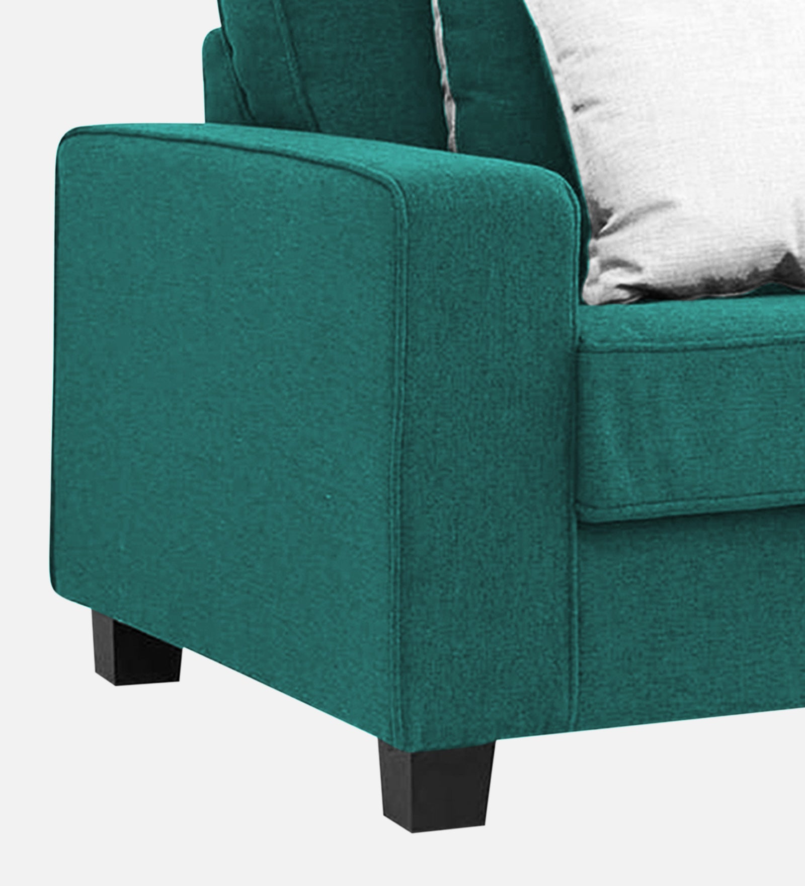 Ladybug Fabric 1 Seater Sofa In Sea Green Colour - Febonic Living