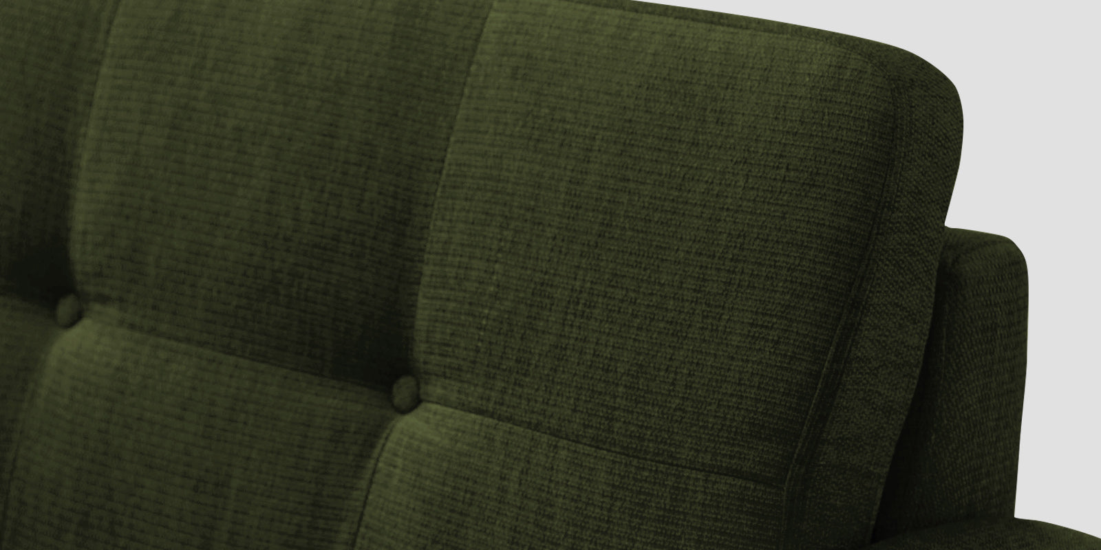 Noha Fabric 2 Seater Sofa In Olive Green Colour - Febonic Living
