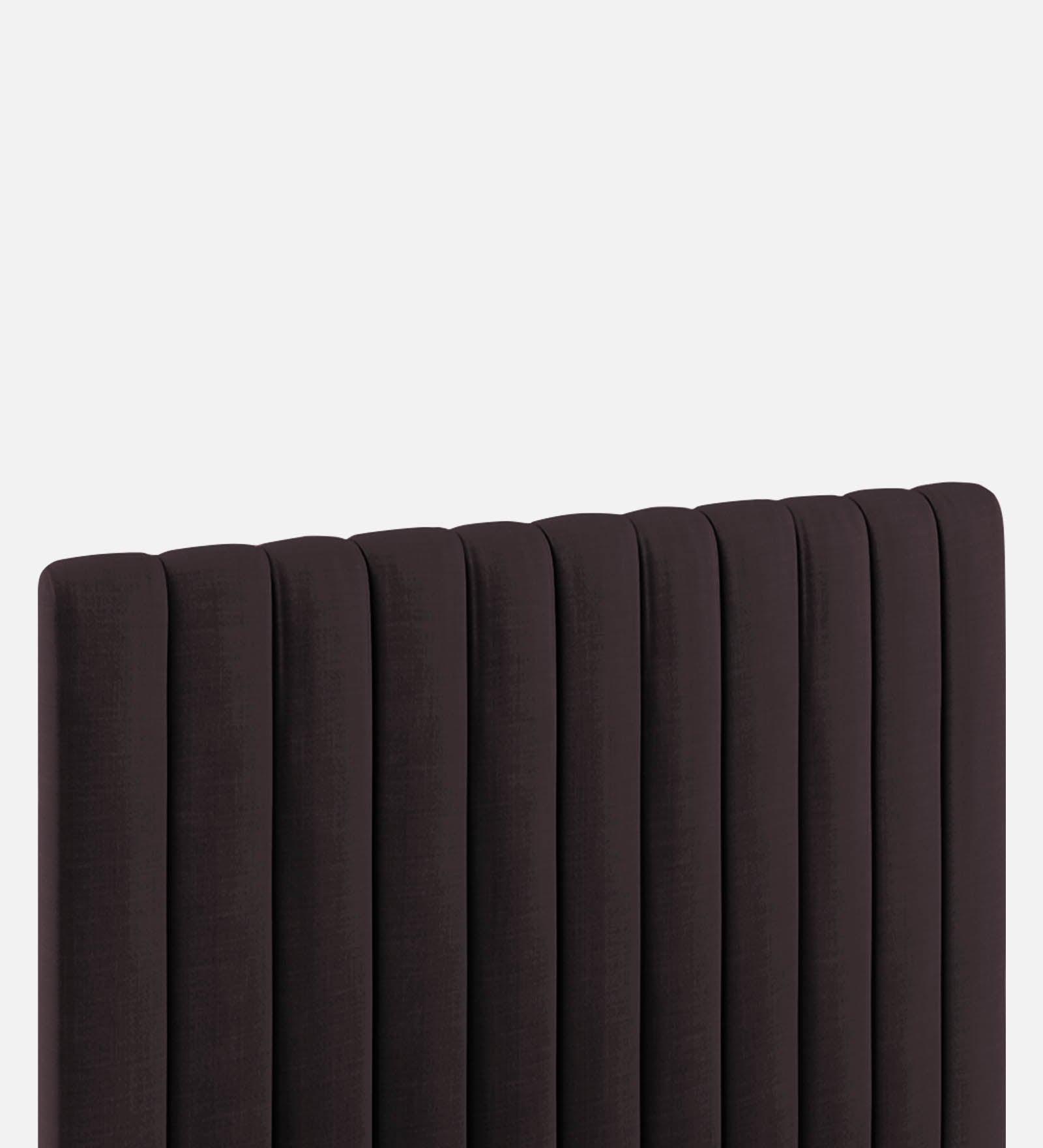 Nivi Fabric Upholstered King Size Bed In Cara Brown Colour With Drawer Storage - Febonic Living